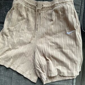 Nike ribbed shorts size medium